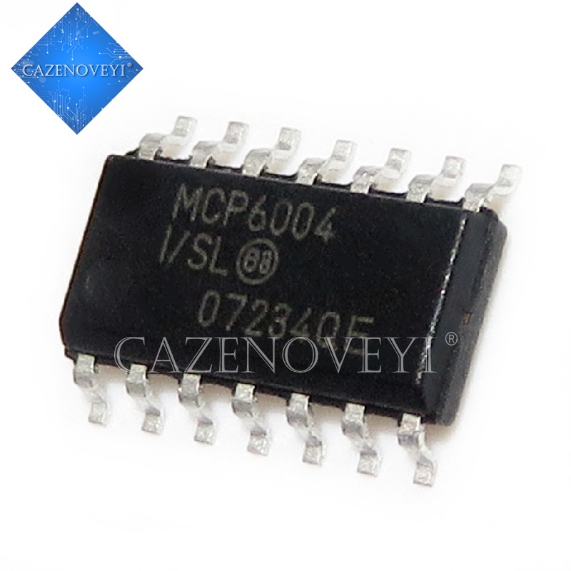 10pcs Ic Mcp6004-I / Sl Mcp6004-I Mcp6004 Sop-14 Mcp6004-I / St 6004-i / St