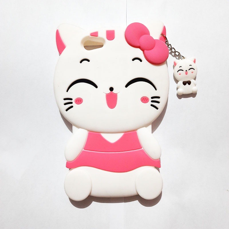 Silikon 3D karakter for OPPO F1S / A59 Silikon boneka lucu pelindung hp case tebal karet softcase lentur