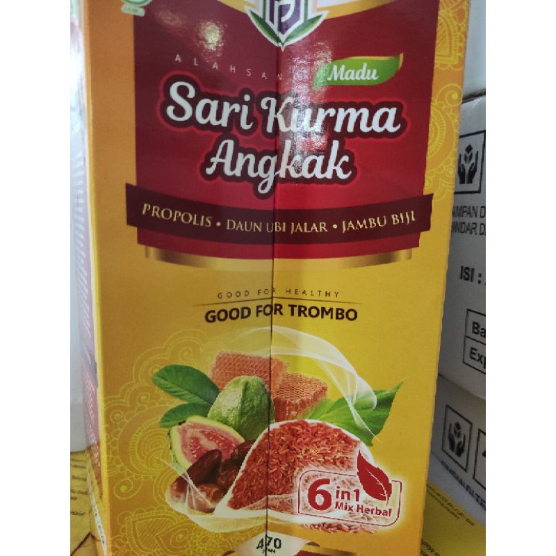 

Sari Kurma Angkak Trombofit | Plus Jambu Biji PH