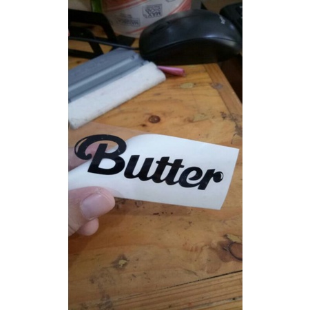 stiker cutting butter bi ti es bts