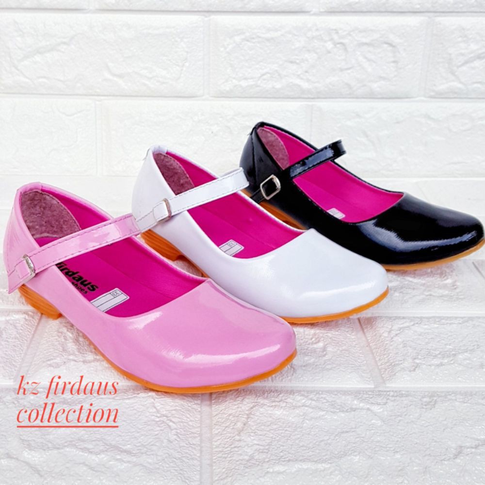 Sepatu anak terbaru perempuan flat shoes anak prempuan pareasi polos