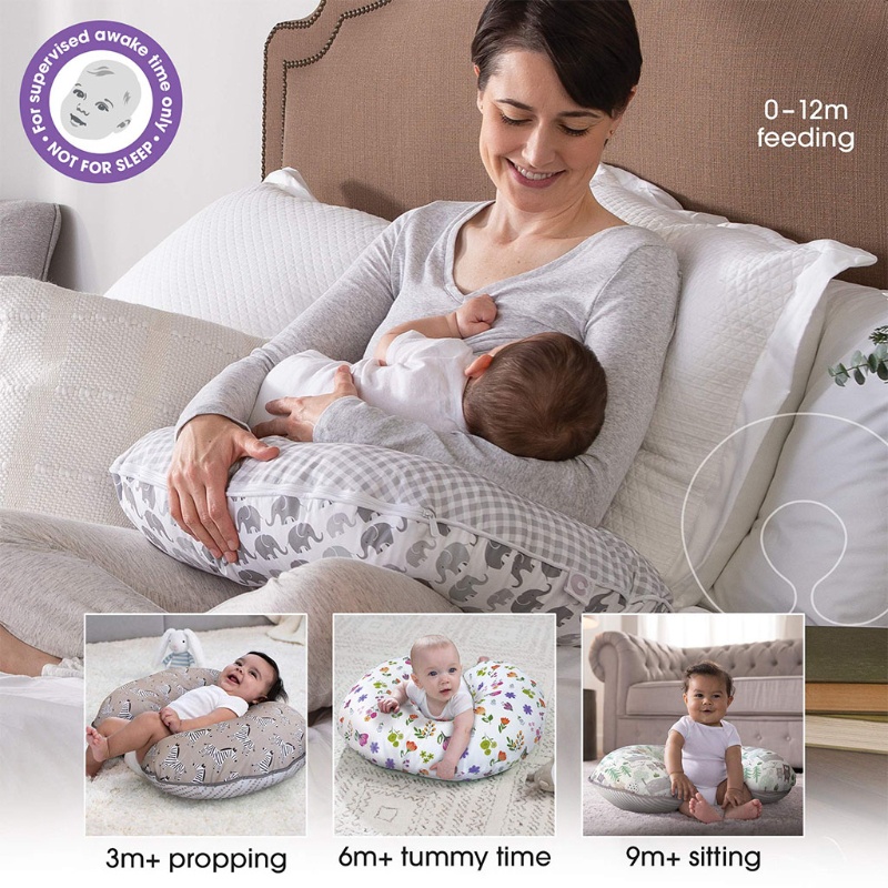 Mary Bantal Bentuk U Penyangga Botol Susu Bayi Newborn Bahan Katun Nyaman