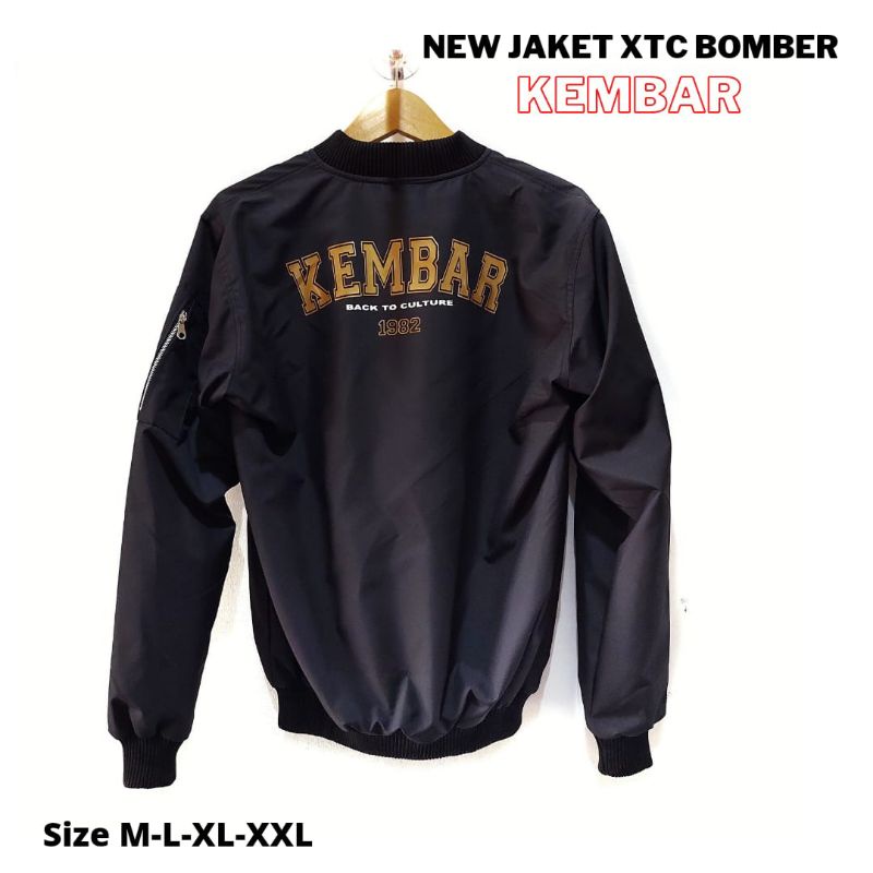 JAKET BOMBER  Kembar XTC305J SABLON BERLABEL RESMI DPP XTC INDONESIA