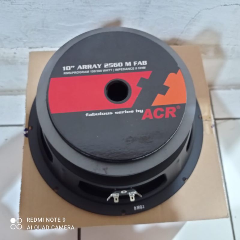 speaker 10 inch ACR Faboulus 2560 speaker array 10 inch ACR Fab 2560 original
