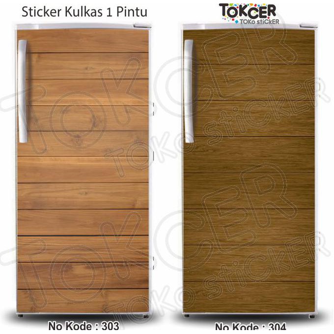  Stiker  Kulkas 1 Pintu  Motif  Kayu  1 Pintu  310 Shopee 