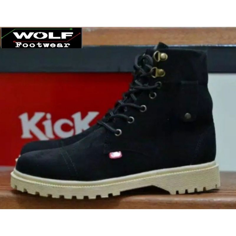 FEMME HARAJUKU |WOLF x KICKERS| Sepatu Boots Wanita Tracking Boot Sepatu Gunung Sepatu Wanita