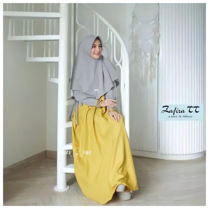 GAMIS MOSCREPER ZAFIRA BUSUI TALI REMAJA TERBARU TERMURAH