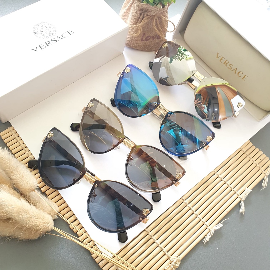 KACAMATA WANITA VERSACE 8501 FULLSET - FREE CAIRAN PEMBERSIH