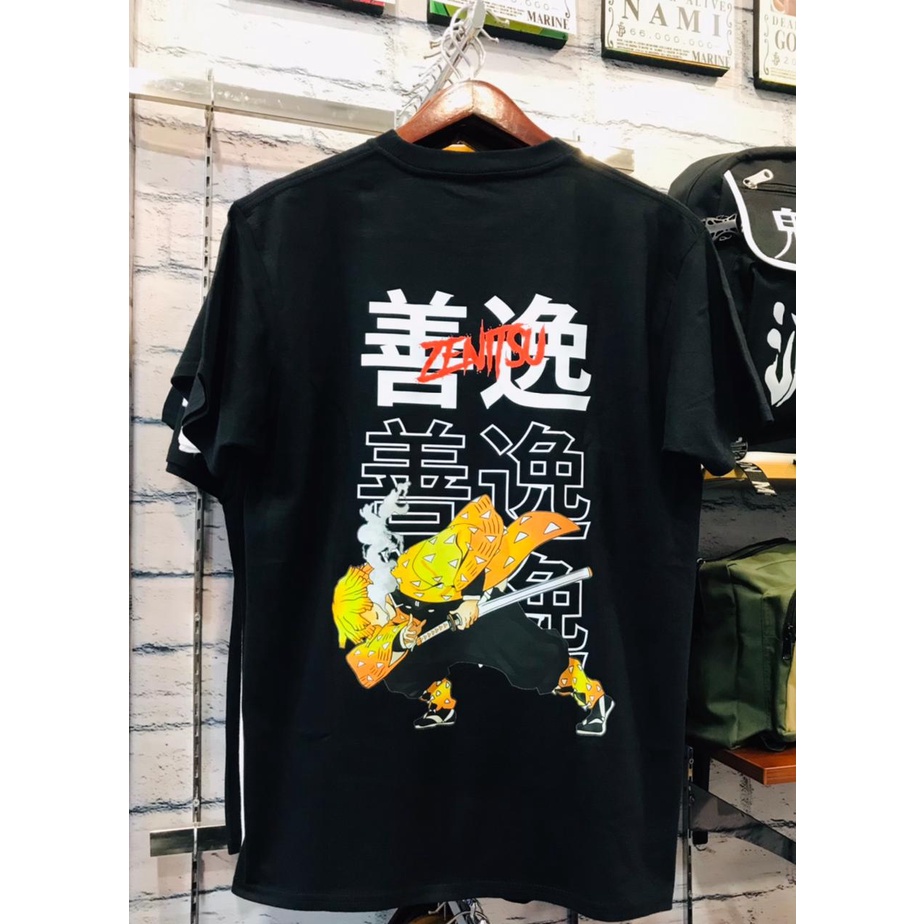 Tshirt Zenitsu Goodness Demon Slayer Kimetsu No Yaiba Anime Manga Kaos KNY Wibu Otaku Unisex