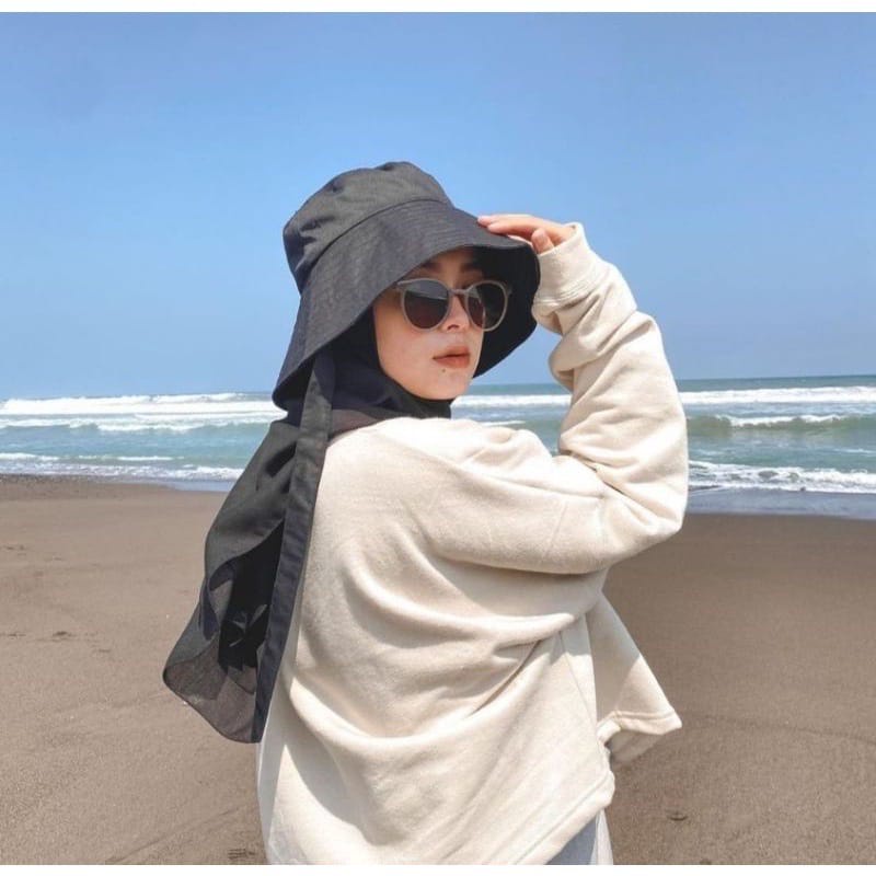 TOPI BUCKET HAT BOLAK BALIK DEWASA PRIA WANITA KEREN