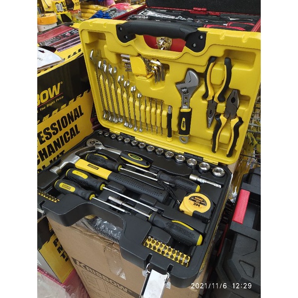 Jual Krisbow Alat Mekanik Pcs Tool Set Mechanical Tool Kit Pcs