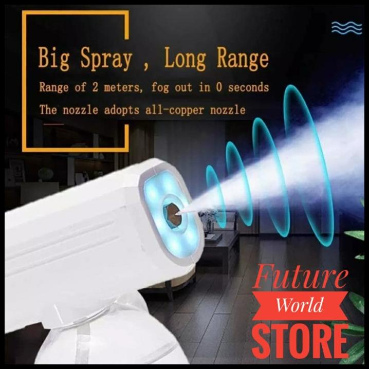 Nano Spray Gun Disinfektan Wireless Healthy Lifestyle 800Ml Atomizerii