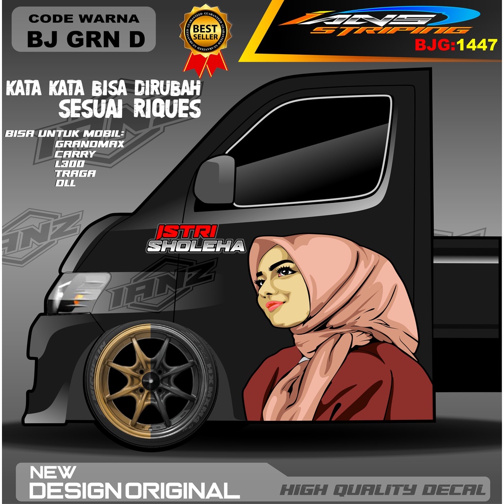 DECAL PINTU GRANMAX / STIKER PICK UP / STIKER MOBIL GRANMAX