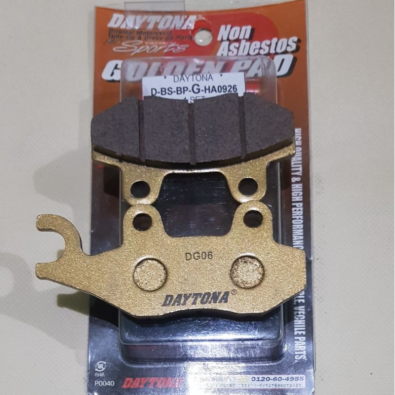 DISPAD KAMPAS REM DEPAN SUPRA / SUPRA X / SUPRA FIT ORIGINAL DAYTONA