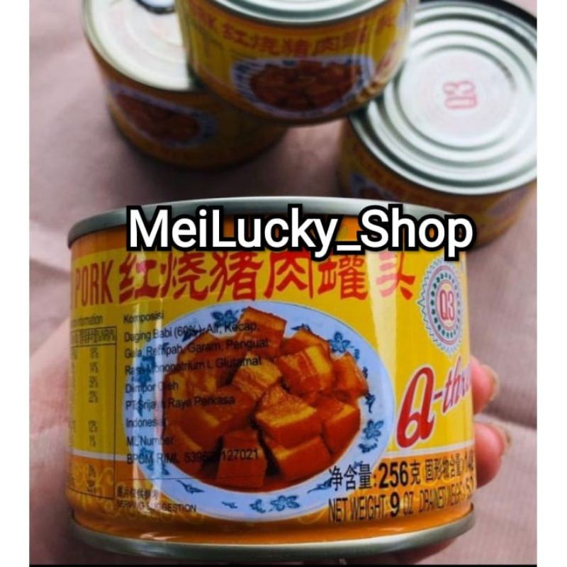 STEWED PORK Q THREE 256 GRAM /BA KUAN / Q3 STEWED PORK