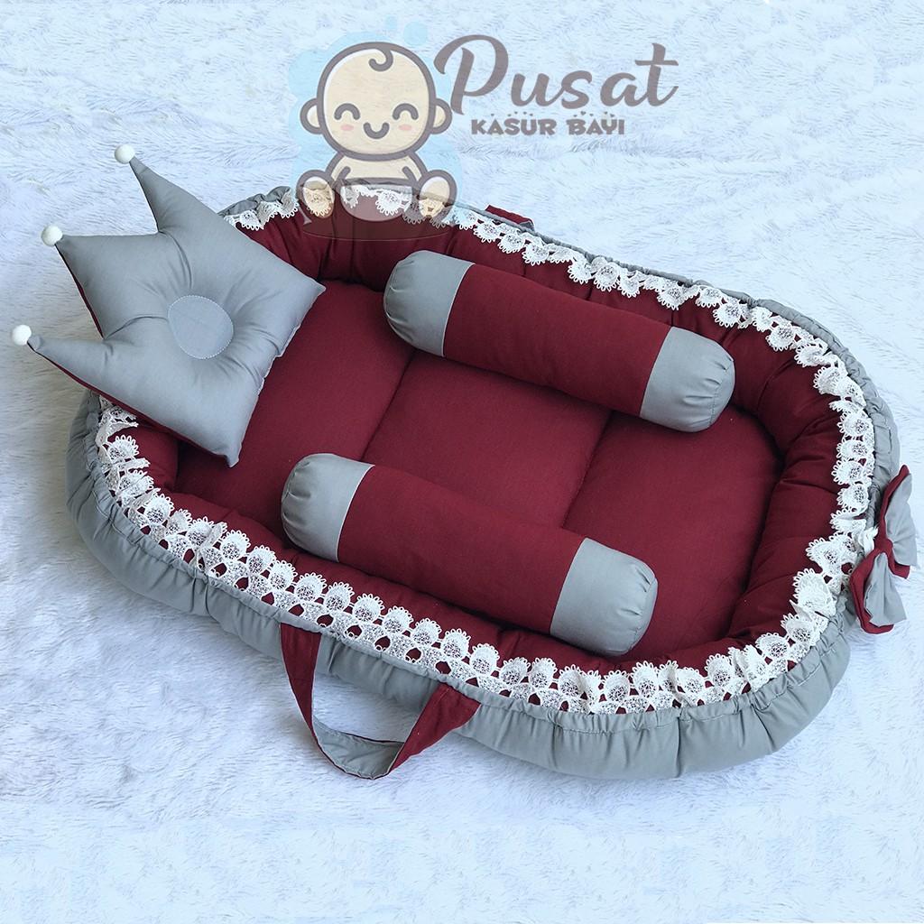 KASUR BABY NEST PREMIUM [RENDA + PITA] SET BEDCOVER