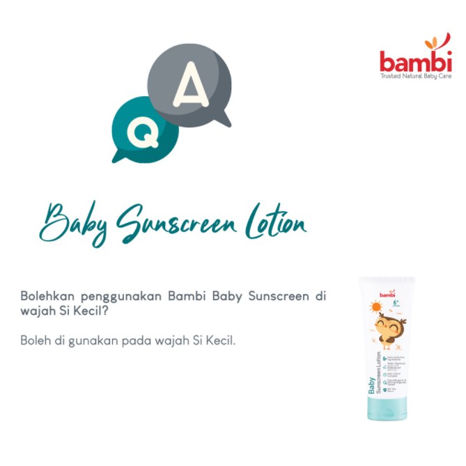 Bambi Baby Sunscreen Lotion 100ml