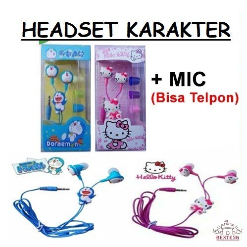 Headset / Handsfree / Earphone Karakter
