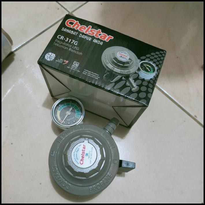 Cuci Gudang Kepala Gas/Regulator Gas Lpg Anti Bocor Chelstar