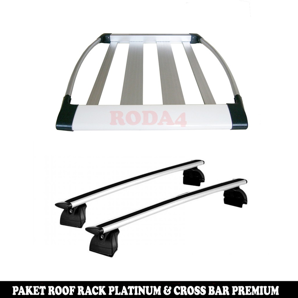 Paket Roof Rack Platinum &amp; Cross Bar Premium All New Pajero