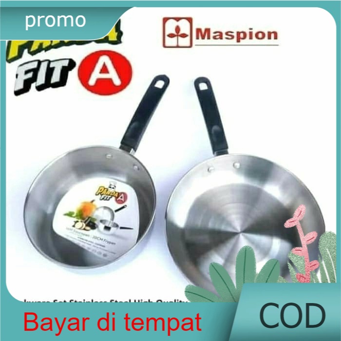 Maspion Fry pan 20cm + souce Pan 20cm SSP 141