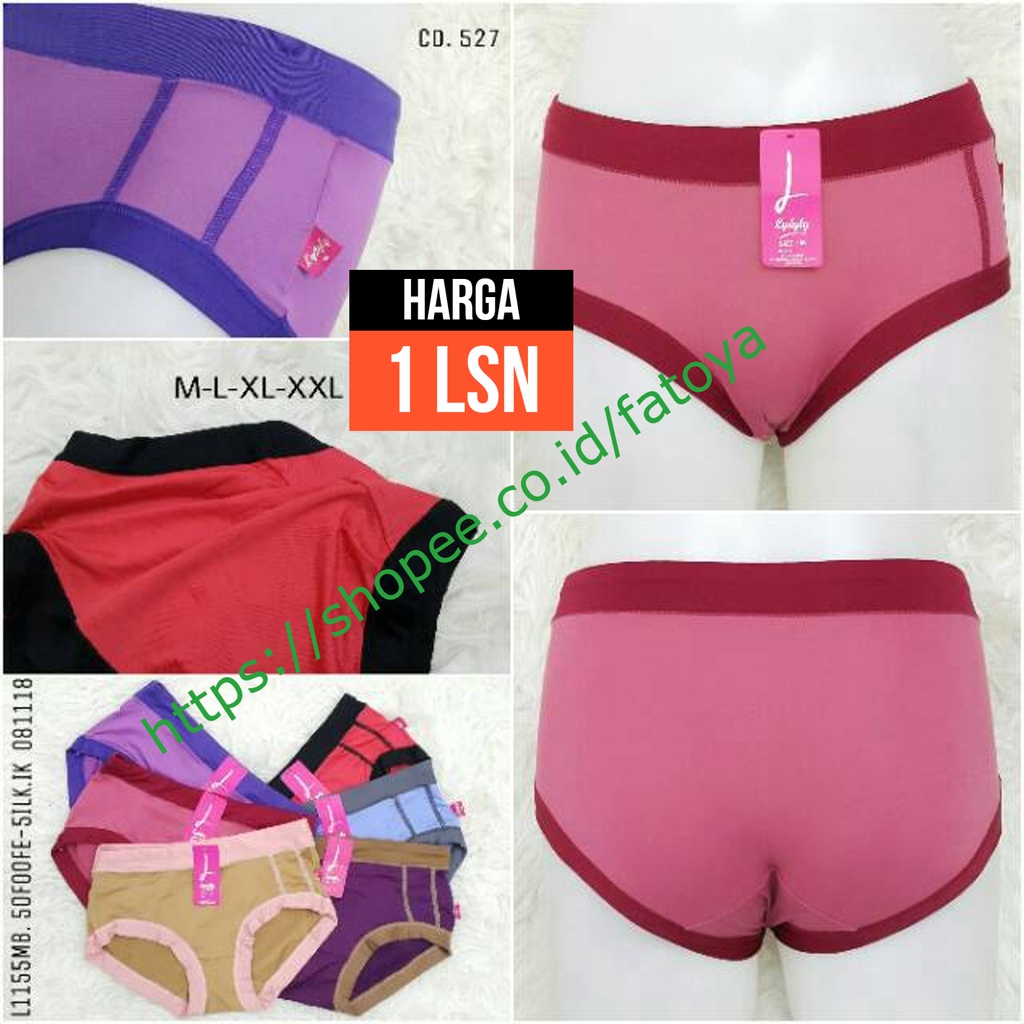 LYDYLY Celana Dalam Perempuan Super Soft Art 1155 (LUSIN)
