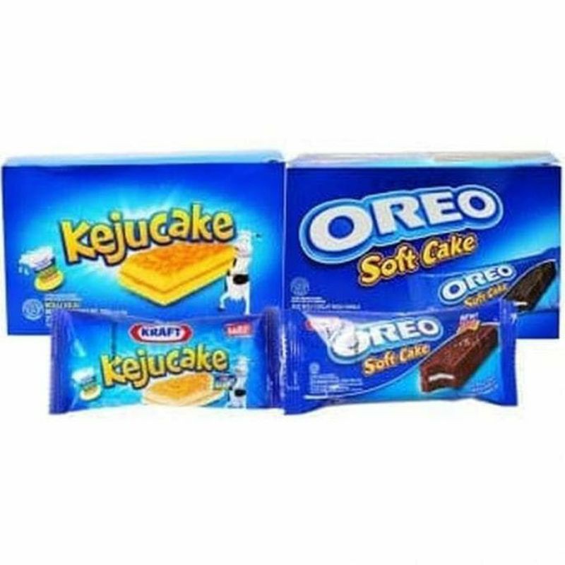 

Oreo soft cake 1 box = 12 pak x 16gr