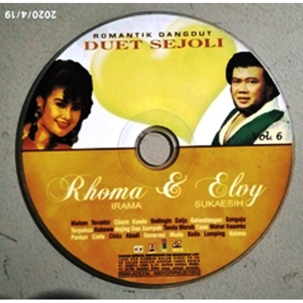 VCD Duet Sejoli Romantik Dangdut " Rhoma Irama & Elvy Sukaesih"