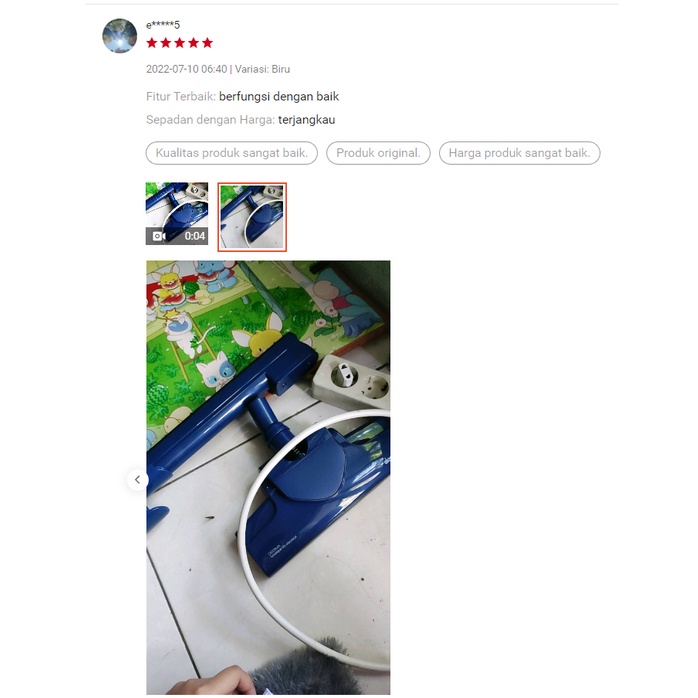 DEERMA DX810 Portable Vacuum Cleaner Penyedot Debu Garansi Vacum