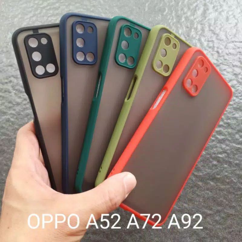 Case Oppo A52 A72 A92 ( 7 model ) soft softcase softshell silikon cover casing kesing housing