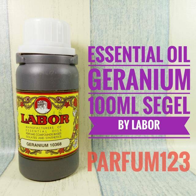 Essential oil Minyak Bibit Parfum Geranium 100ml Murni segel