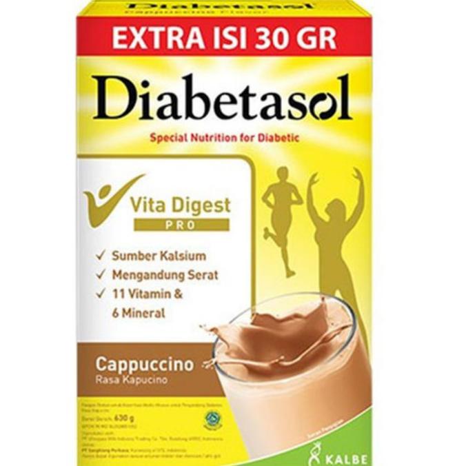 

BAYAR DITEMPAT DIABETASOL Susu Vanila | Coklat | Capuccino 630gr PROMO TERMURAH - Capuccino