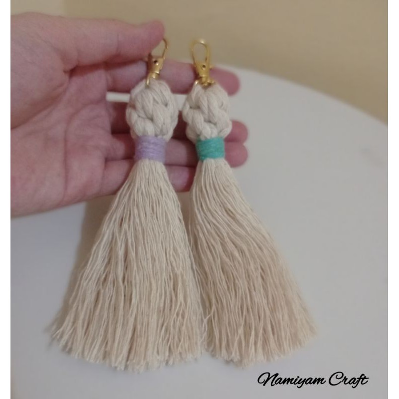 Bagcharm Macrame | Tassel Macrame  | Souvenir Gantungan Kunci