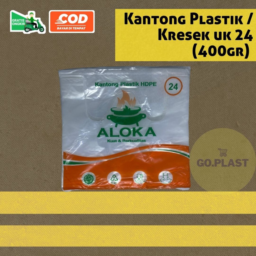 KANTONG KRESEK KANTONG PLASTIK BENING HDPE uk 15/24