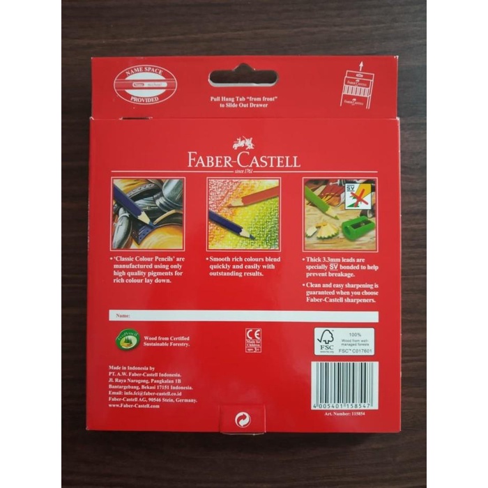 

Pensil Warna Faber Castell Classic 24L