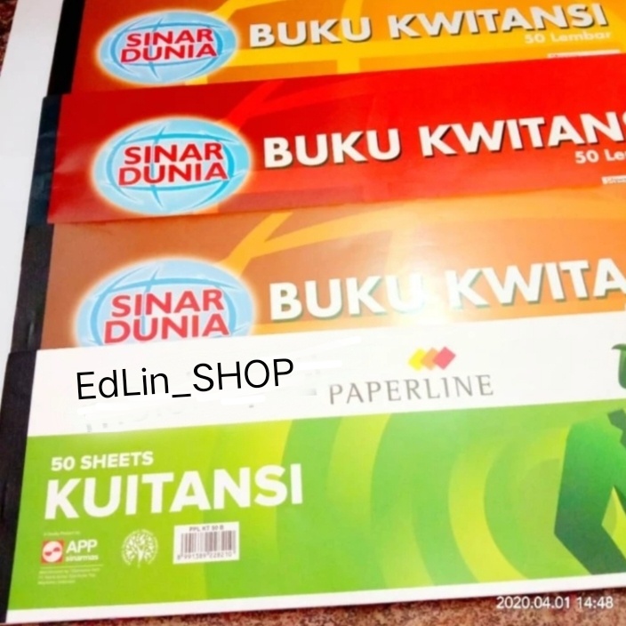 

Buku Kwitansi Besar Merk Paperline / Kwitansi Besar