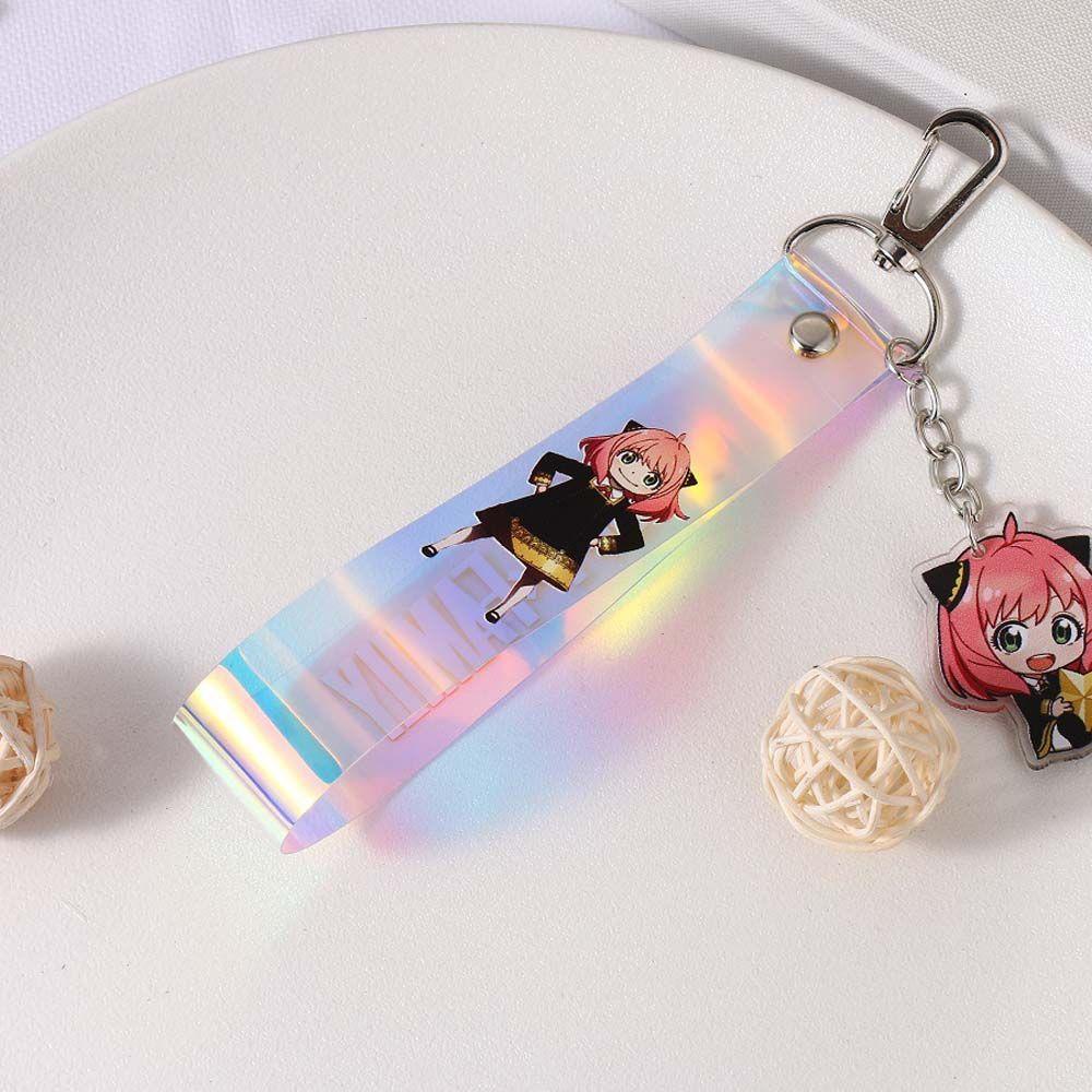 QUINTON Anime SPY X Koleksi Keluarga Hadiah Kartun Gantungan Kunci Tempat Cosplay Liontin Loid Aksesoris Interior Mobil Key Chain