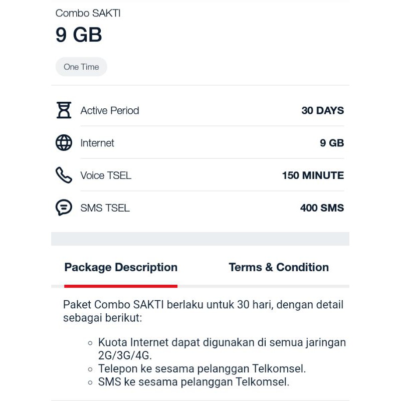 COMBO 9 GB TELKOMSEL