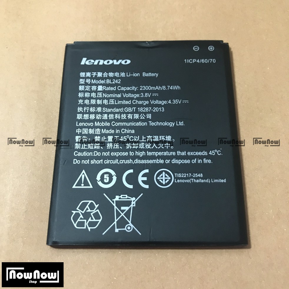 Baterai Lenovo A6000 - A6010 - A6000+ BL242 Original Batre Battery