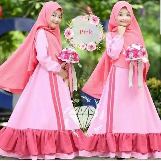 Safinaa gamis syari plus jilbab