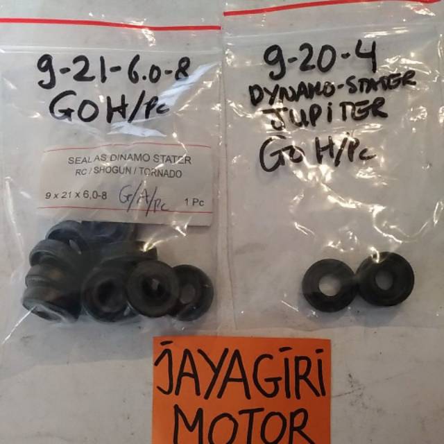 1 Seal Dinamo Starter Suzuki RC Tornado Shogun Yamaha Jupiter MX Z Dynamo Gear Depan Gearbox As Gigi