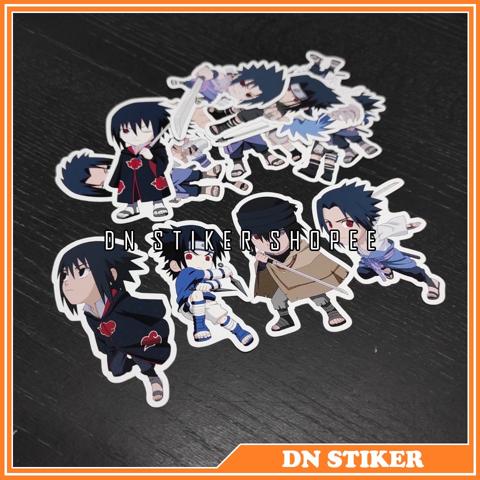 

Stiker kertas karakter sasuke 15 pcs sticker accesoris film anime naruto