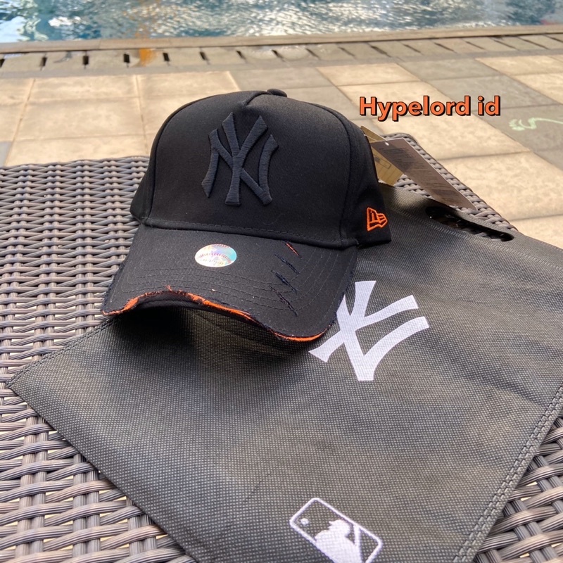 Topi NY Mlb cap Ripped Blackk