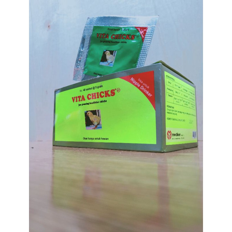 

VITA CHICKS VITAMIN ANAK AYAM 5 GRAM