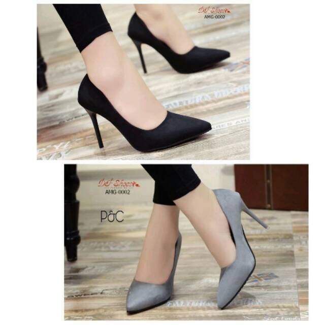 Sepatu heels formal kerja kondangan wanita cewek cewe murah import branded