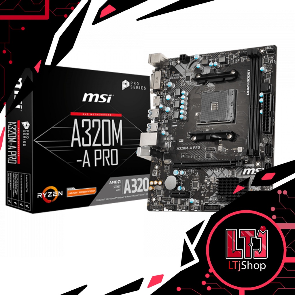 MSI A320M-A Pro (AM4, AMD Promontory A320, DDR4, USB3.2, SaTA3)