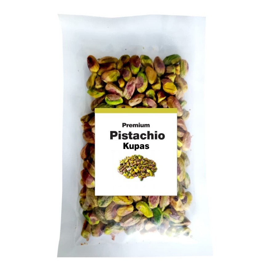 Pistachio Kupas / Tanpa Kulit 100 gram MENTAH