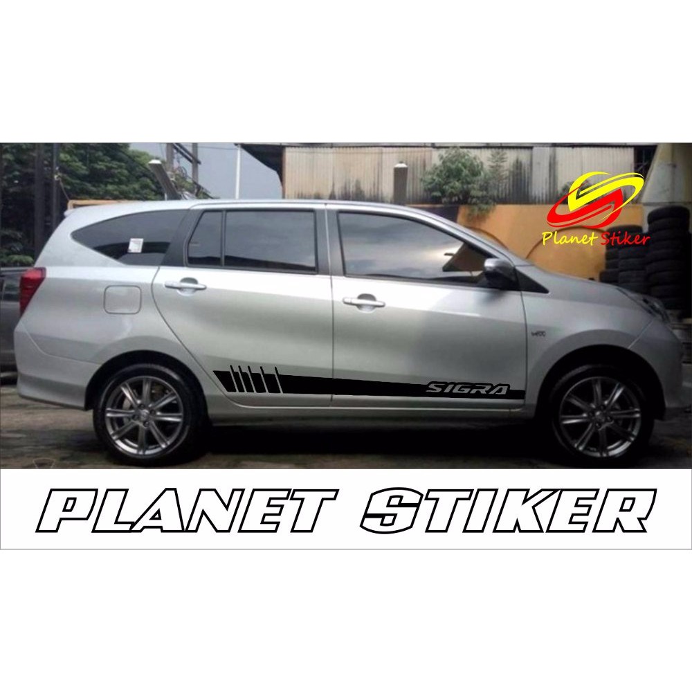 STIKER MOBIL CUTTING STICKER CALYA SIGRA SEPASANG MURAH KUALITAS ISTIMEWA