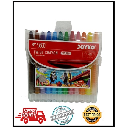 

CRAYON 12 WARNA PUTAR PENDEK JOYKO