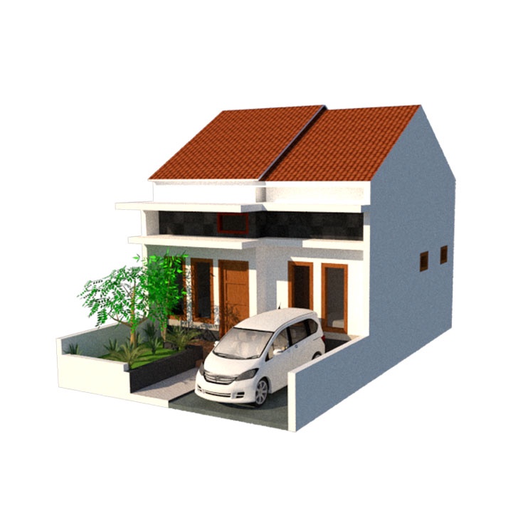 JASA DESAIN RUMAH MINIMALIS TYPE 36 - 42, LENGKAP FASAD GAMBAR & FREE ANIMASI